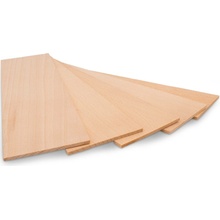 Metrie Dřevěná destička z masivu 258 x 70 x 3 mm Buk