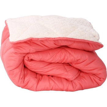 Izidream Зимна олекотена завивка шерпа за спалня 200/210 см Коузи корал