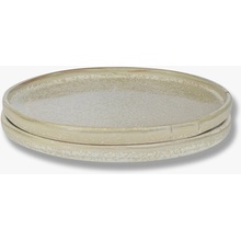 Mette Ditmer Denmark Béžové taniere v súprave z kameňa 20 cm Sand Grain 2 ks