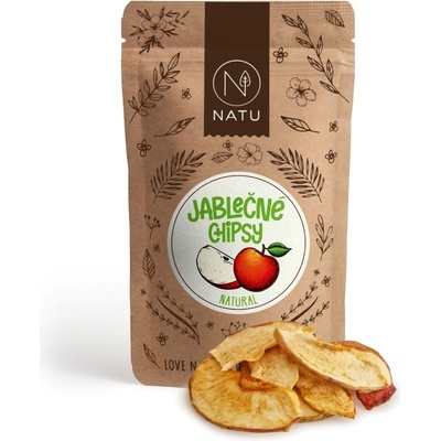NATU Jablčné chipsy natural 70 g
