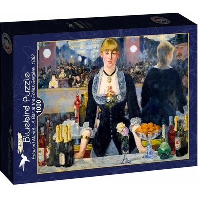BlueBird Édouard Manet bar ve Folies-Bergère 1882 1000 dílků