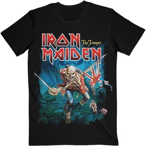 Iron Maiden Trooper Eddie Large Eyes Black 2XL Риза (IMTEE168MB05)