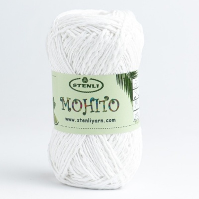 Příze Mohito - 01 bílá