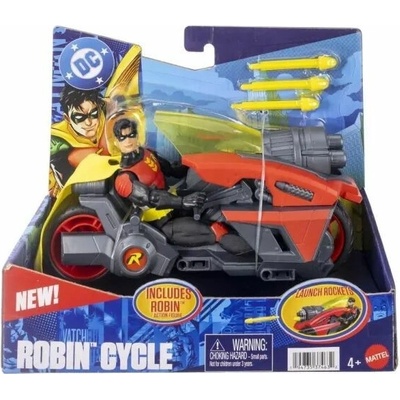 Mattel DC Robin akční figurka s motorkou