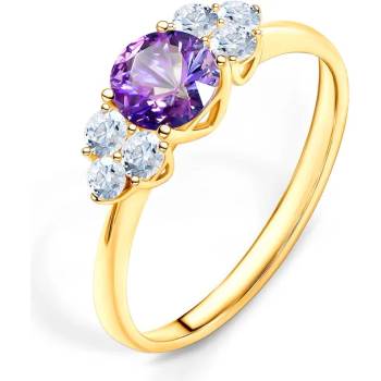 Image 1 of SAVICKI Годежен пръстен Fairytale: злато, аметист