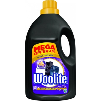Woolite Darks Black & Denim tekutý prací prípravok 75 PD 4,5 l