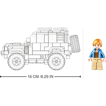Sluban B1015 anglické SUV Attacker
