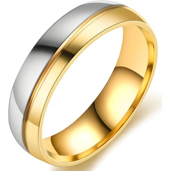 HARAHU Мъжки пръстен HO-32469 - Златен / Сребърен / 62mm KP32469 (HO-32469)