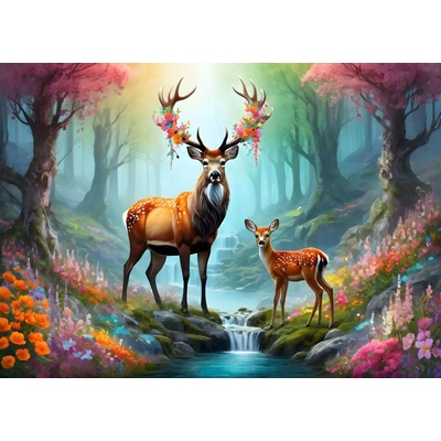Alipson Puzzle - Puzzle Majestic Deer - 500 piese