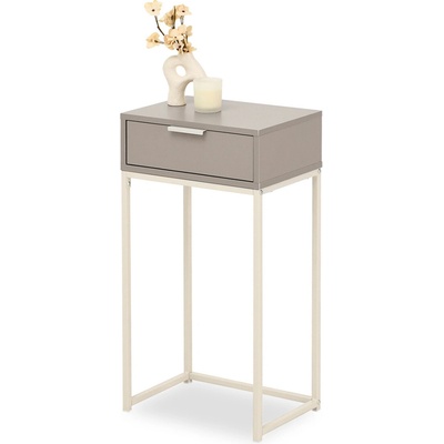 Catalina Moderná konzola NOELA 40 cm béžová + krémový rám
