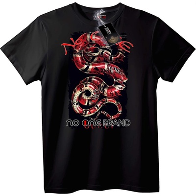 NOONEBRAND Тениска Никой Марка Дракон - XS, Black