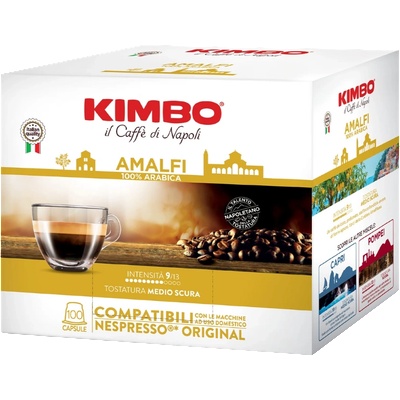KIMBO Кафе капсули Kimbo Amalfi Nespresso, 100 бр