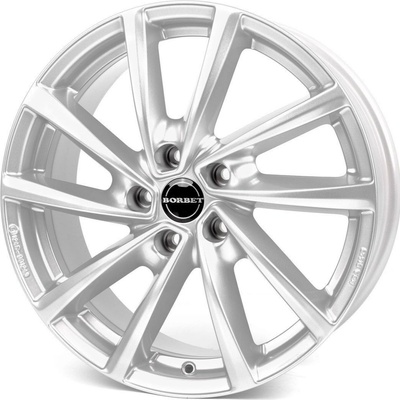 Borbet V 7x18 5x112 ET43 crystal silver
