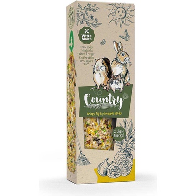 Duvo Plus Witte Mollen Country - Крекер за гризачи със смокиня и ананас, 110 гр