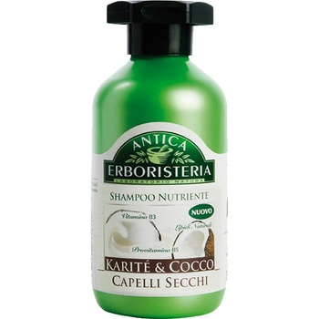 Antica Erboristeria Shampoo Carité&Cocco Capelli Secchi přírodní Shampoo na suché a poškozené vlasy 250 ml