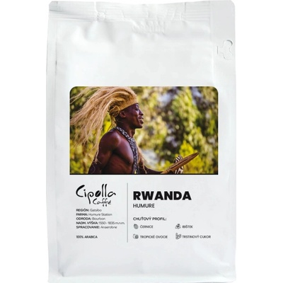 Cipolla Caffé Rwanda Humure zrnková 250 g