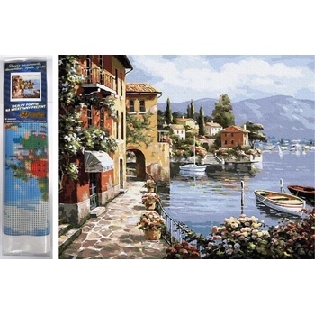 Image 1 of Norimpex - Puzzle Diamant painting: By the coast 30x40cm - 1 - 39 piese