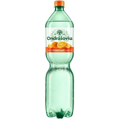 Ondrášovka Jemně perlivá s příchutí pomeranč 1,5 l