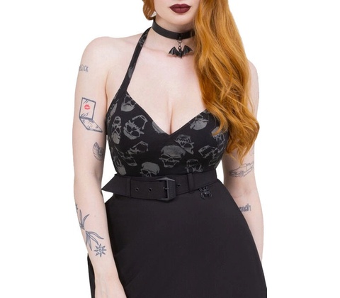 KILLSTAR Dixie Halter černá