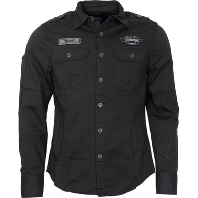Luis Vintageshirt long sleeve černá