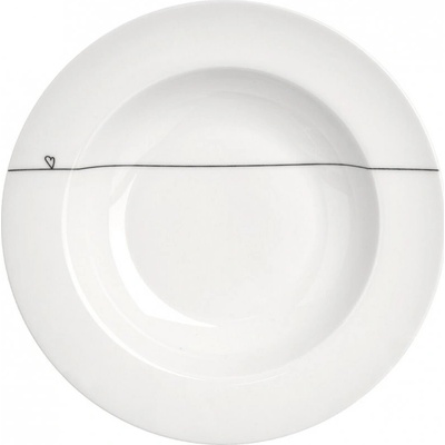 Talíř porc. hluboký SRDÍČKA pr. 22 cm
