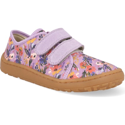Froddo Plátené tenisky barefoot Canvas Lila + fialové