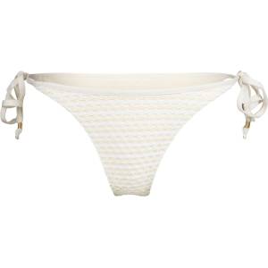 Seafolly Дамско бикини долнище Seafolly Women's Mesh Effect Tie Side Rio Pant Bikini bottom - Ecru - размер 42 (EU) (150-4262-0716)