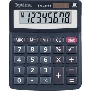 Image 1 of Optima Настолен калкулaтор Optima, SW-2210-8A, 8 разряда (25714-А)