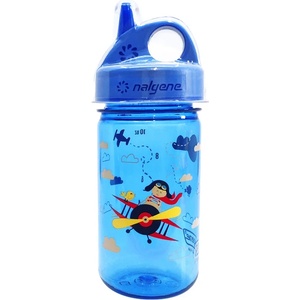 Nalgene Бутилка за вода Nalgene Kinderflasche Grip-N-Gulp Sustain Water bottle - Blue Airplane - размер 350 ml (533-1556-0211)
