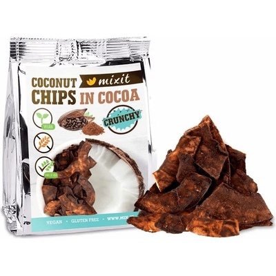 Mixit Kokosové chipsy do vrecka kakao 60 g