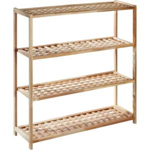 Premier Housewares Стойка за обувки от масивен орех в естествен цвят - Premier Housewares (2402560)