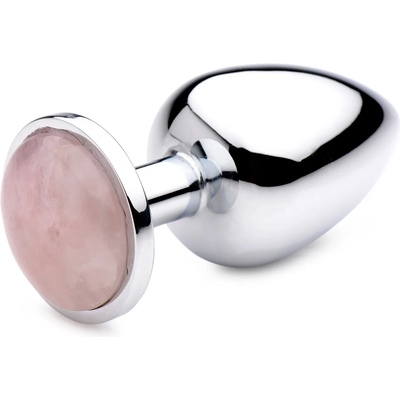 Booty Sparks Gemstones Rose Quartz Gem Anal Plug Large