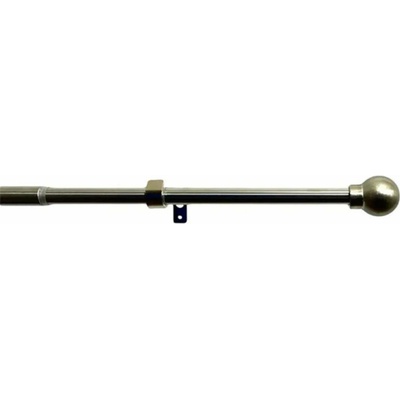 Záclonová souprava roztažitelná Koule 16/19 mm ušl. ocel, 120 - 230 cm