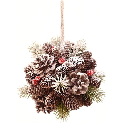 Koule UH šiška RED závěsná pr. 16 cm