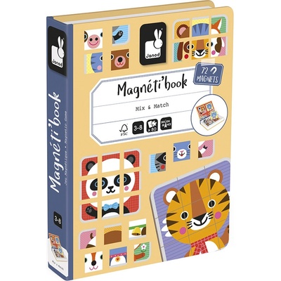 Janod Magnetibook Zvířata Puzzle – Zboží Dáma