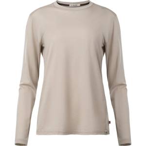 Aclima Дамско мериносово термобельо Aclima Women's Lightwool 180 Crewneck Merino shirt - Simply Taupe (916-2590-0310)