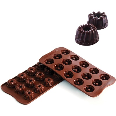 Silikomart Форма за шоколадови бонбони Scg19 Fantasia силиконова (22.119.77.0065)