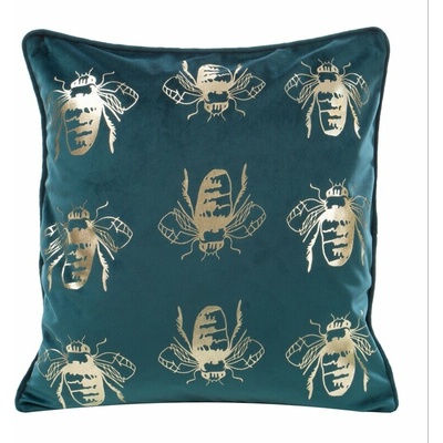 Takoy Zamatová so symetrickou potlačou včiel-HF-387626 45 x 45 cm