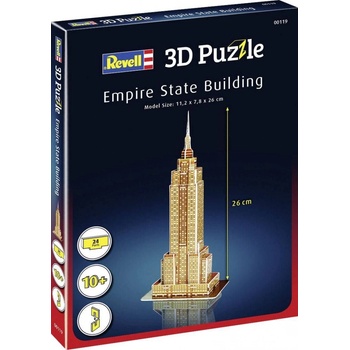 Revell 3D пъзел Revell - Емпайър Стейт Билдинг, 24 части (R00119)