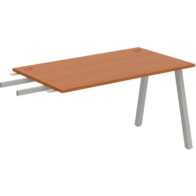OFFICE PRO s.r.o. HOBIS prídavný stôl do uhla - US A 1400 RU, hĺbka 80 cm, čerešňa