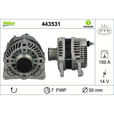 Alternátor VALEO 443531