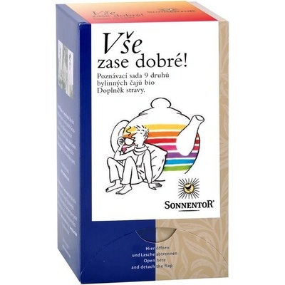 Sonnentor čaj Všetko zasa dobré! Poznávacia sada BIO 20 ks 30 g