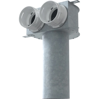 Dalap Kovový konektor do stropu pre potrubie Flexitech 90 mm, 2 príruby