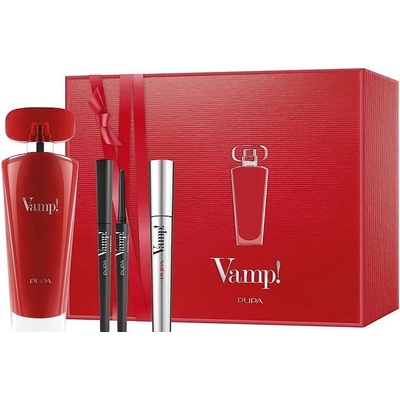 PUPA Pupa Комплект Vamp! Red - Парфюмна вода, Спирала и Молив за очи, 100 + 9 ml + 0.35 g