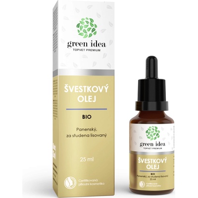 Green Idea Slivkový olej BIO 25 ml