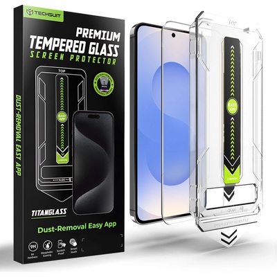 Techsuit Стъклен протектор за Samsung Galaxy S26 - Techsuit TitanGlass CrystalHD - Прозрачен