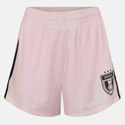 HUGO Къси панталони HUGO Nila B Game Day Football Shorts - Lt/Pstl Pink