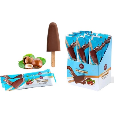 Elit Mliečna čokoláda lieskovo-oriešková Nanuk 35 g
