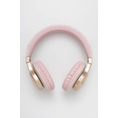 Slúchadlá Guess Bluetooth on-ear headphones pink 4G Script