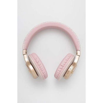Guess Bluetooth on-ear headphones pink 4G Script